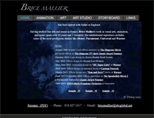 Tablet Screenshot of bricemallier.com
